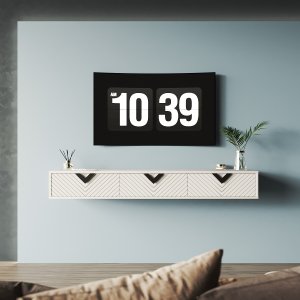 Тумба під телевізор Оксфорд 2 Чорна