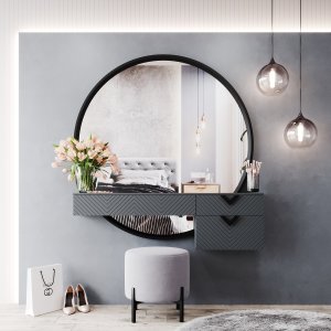 Трюмо Оксфорд 2 Чорне