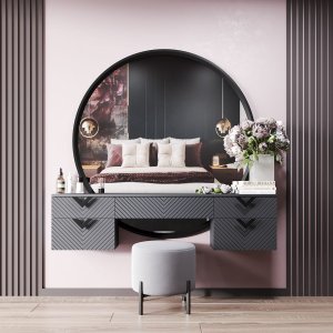 Трюмо Оксфорд 3 Чорне