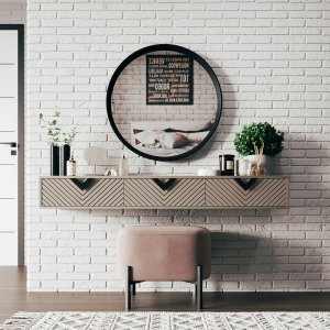 Трюмо Оксфорд 5 Чорне