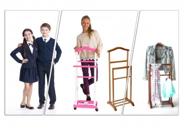 Персональний підлоговий вішак для школяра