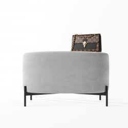 Пуф Честер Чорний