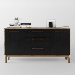 Комод Остін 2 Чорний
