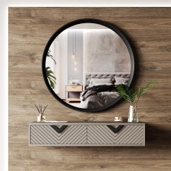 Трюмо Оксфорд Чорне