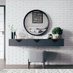 Трюмо Оксфорд 5 Чорне